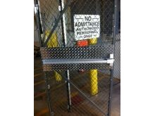 Security Gate Conversion to Exit Only